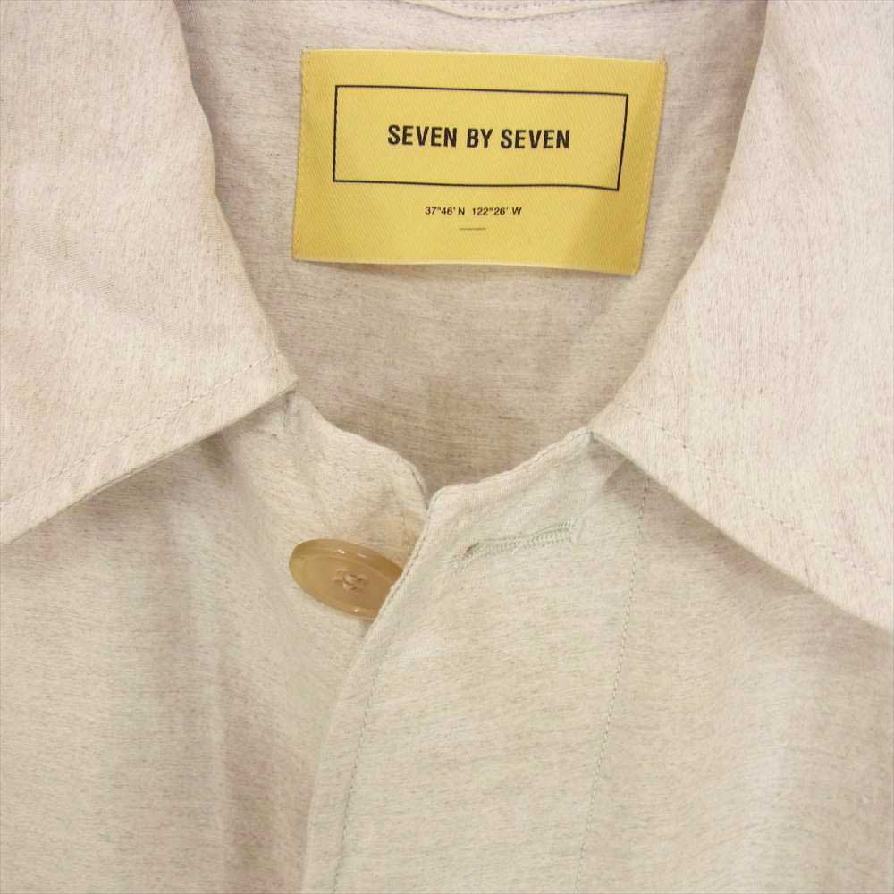 セブンバイセブン 800-2110006 BAL COLLAR COAT リネン バルカラー コート L ベージュ系 L【新古品】【未使用】【中古】