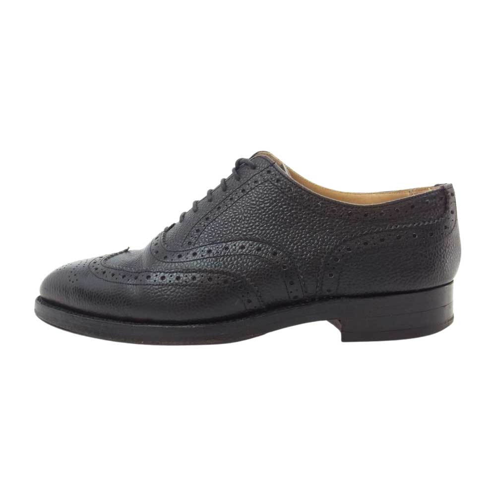 Tricker's トリッカーズ ウィングチップ ドレス シューズ 革靴  ブラック系 27.0cm【中古】