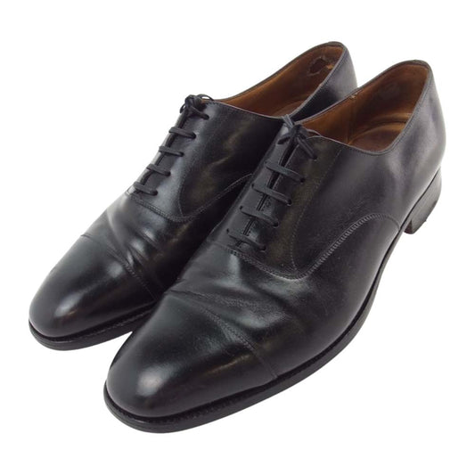 J.M WESTON ジェイエムウエストン キャップトウ オックスフォード ドレス シューズ 革靴  ブラック系 27.0cm【中古】