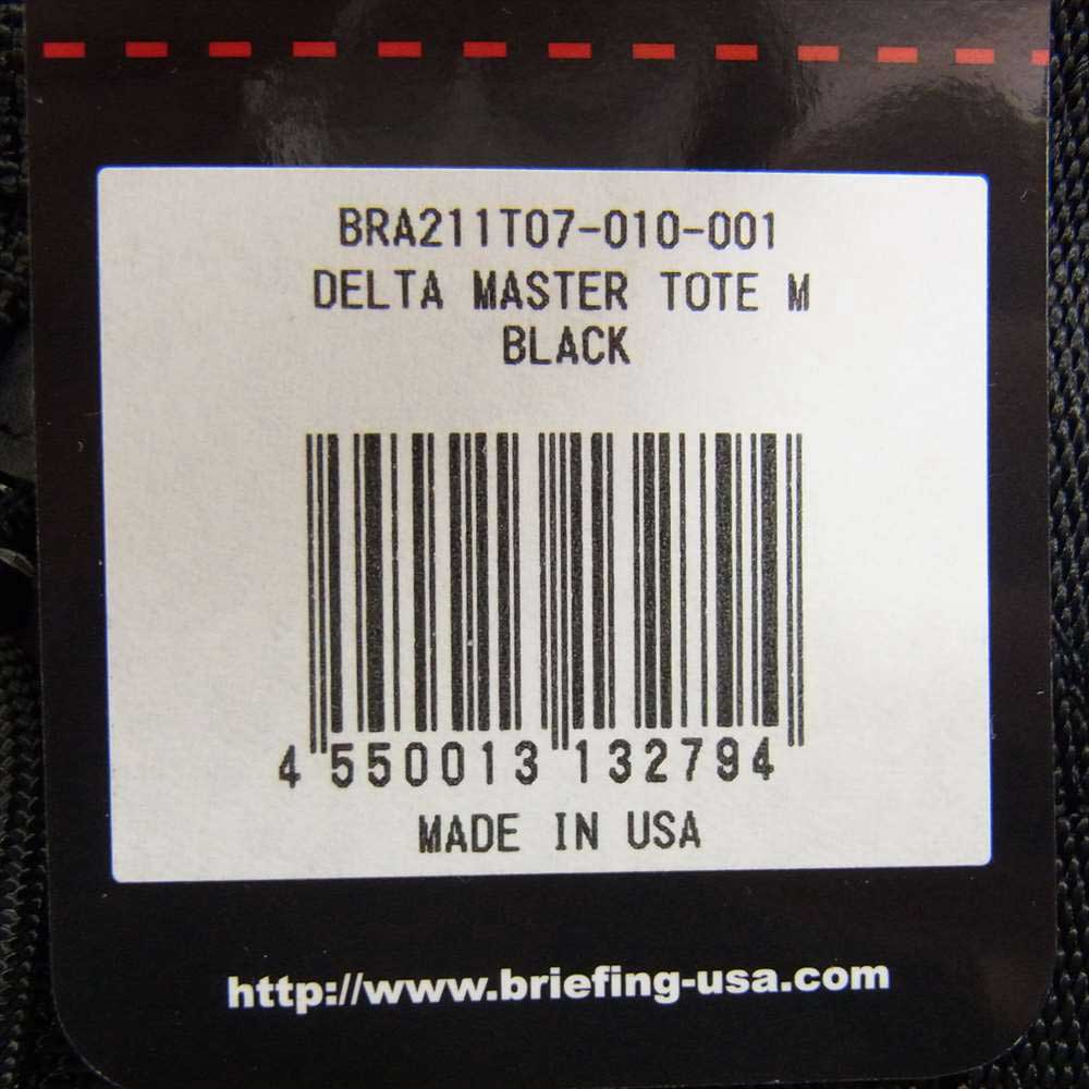 BRIEFING ブリーフィング BRA211T07 DELTA MASTER TOTE M デルタ マスタートート バッグ ブラック系【新古品】【未使用】【中古】