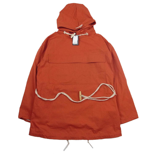 Nigel Cabourn ナイジェルケーボン コットン プルオーバー マウンテン パーカ ジャケット オレンジ系 46【新古品】【未使用】【中古】