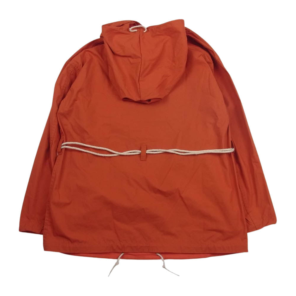 Nigel Cabourn ナイジェルケーボン コットン プルオーバー マウンテン パーカ ジャケット オレンジ系 46【新古品】【未使用】【中古】