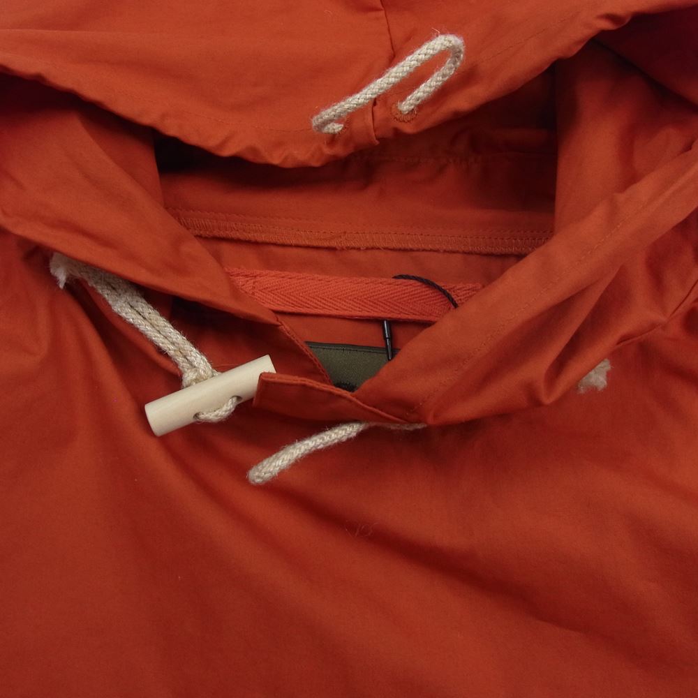 Nigel Cabourn ナイジェルケーボン コットン プルオーバー マウンテン パーカ ジャケット オレンジ系 46【新古品】【未使用】【中古】
