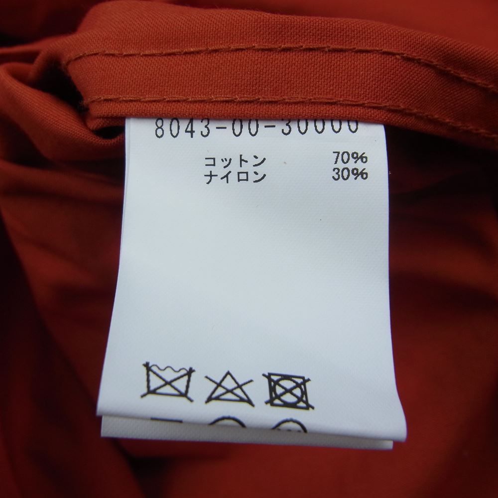 Nigel Cabourn ナイジェルケーボン コットン プルオーバー マウンテン パーカ ジャケット オレンジ系 46【新古品】【未使用】【中古】