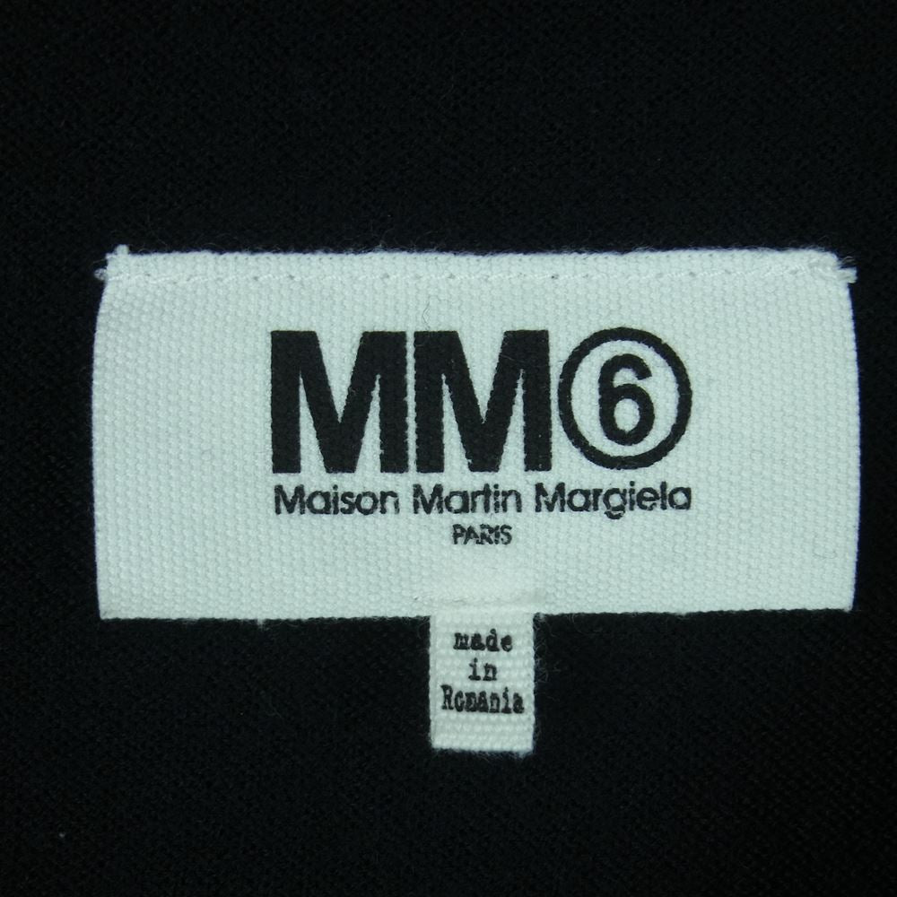 MAISON MARTIN MARGIELA メゾンマルタンマルジェラ MAISON MARGIELA メゾンマルジェラ MM6 エムエムシックス 15AW S32CT0696 マフラー ニット ワンピース ブラック系 L【中古】
