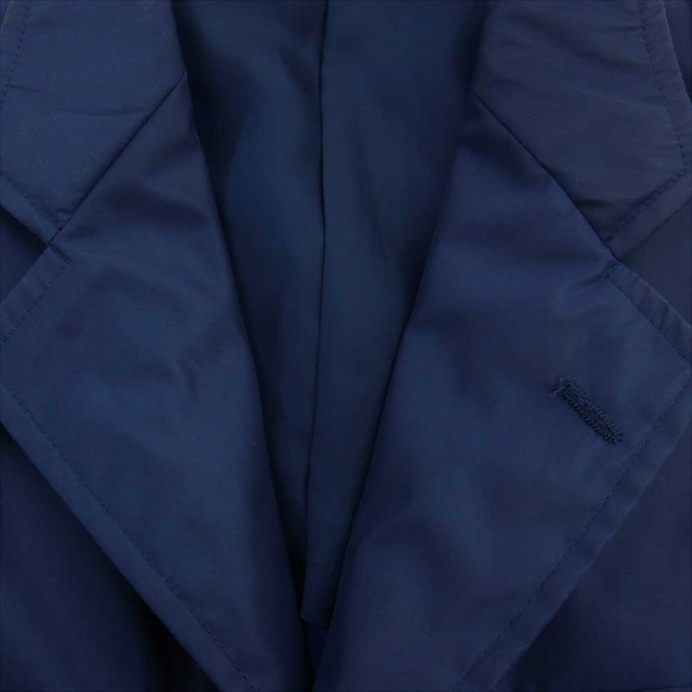 COMME des GARCONS HOMME コムデギャルソンオム 99年製 ナイロン フリル セットアップ ジャケット パンツ ネイビー系 S【中古】