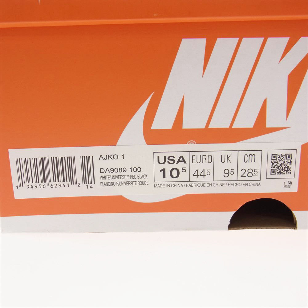 NIKE ナイキ DA9089100 Air Jordan 1 KO エア ジョーダン ノックアウト シカゴ スニーカー ユニバーシティ レッド マルチカラー系 28.5cm【中古】