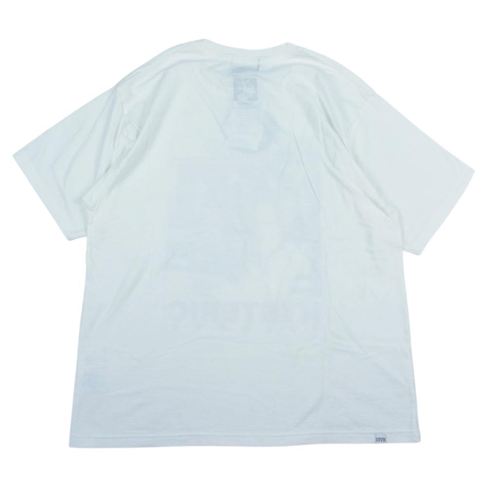 HYSTERIC GLAMOUR ヒステリックグラマー 22AW 02223CT11 VAMPIRELLA THE PHONE ヴァンピレラ ザ フォン クルーネック プリント 半袖 Tシャツ ホワイト系 L【美品】【中古】