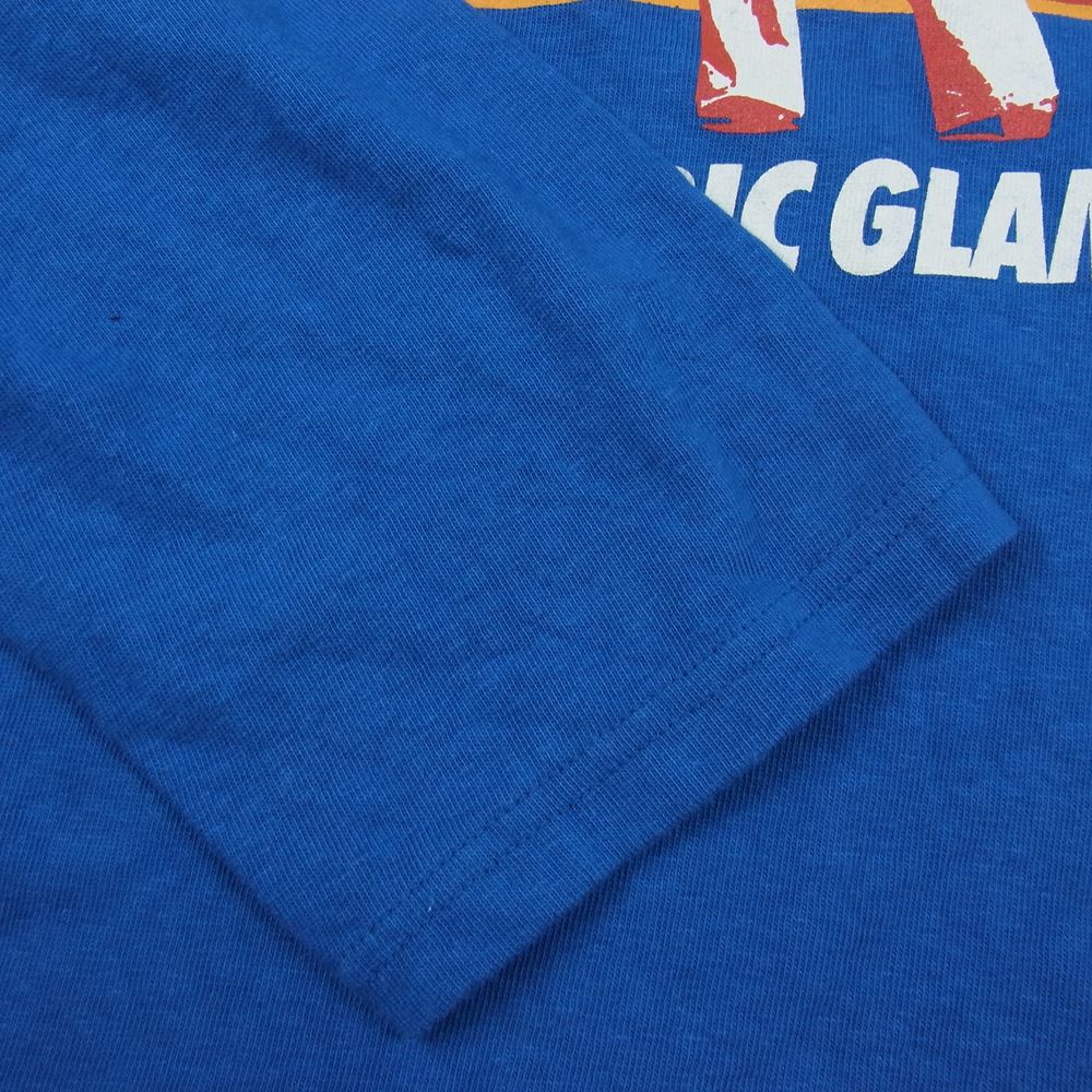 HYSTERIC GLAMOUR ヒステリックグラマー 22AW 02223CL03 HGC INTERNATIONAL インターナショナル オーバーサイズ 長袖 Tシャツ ブルー系 M【中古】