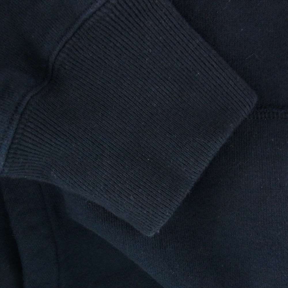 HYSTERIC GLAMOUR ヒステリックグラマー 22AW 02223CF06 VIVA1984 ビバ フロッキー ロゴ バックプリント スウェット パーカー ネイビー系 L【中古】