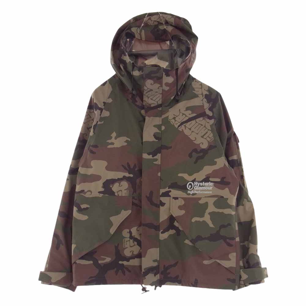 HYSTERIC GLAMOUR ヒステリックグラマー 22AW 02223AC03 CIRCLE GIRL DIZZY&MILKY PERTEX パーテックス サークル ガール ミリタリー パーカ ジャケット 迷彩系 M【極上美品】【中古】