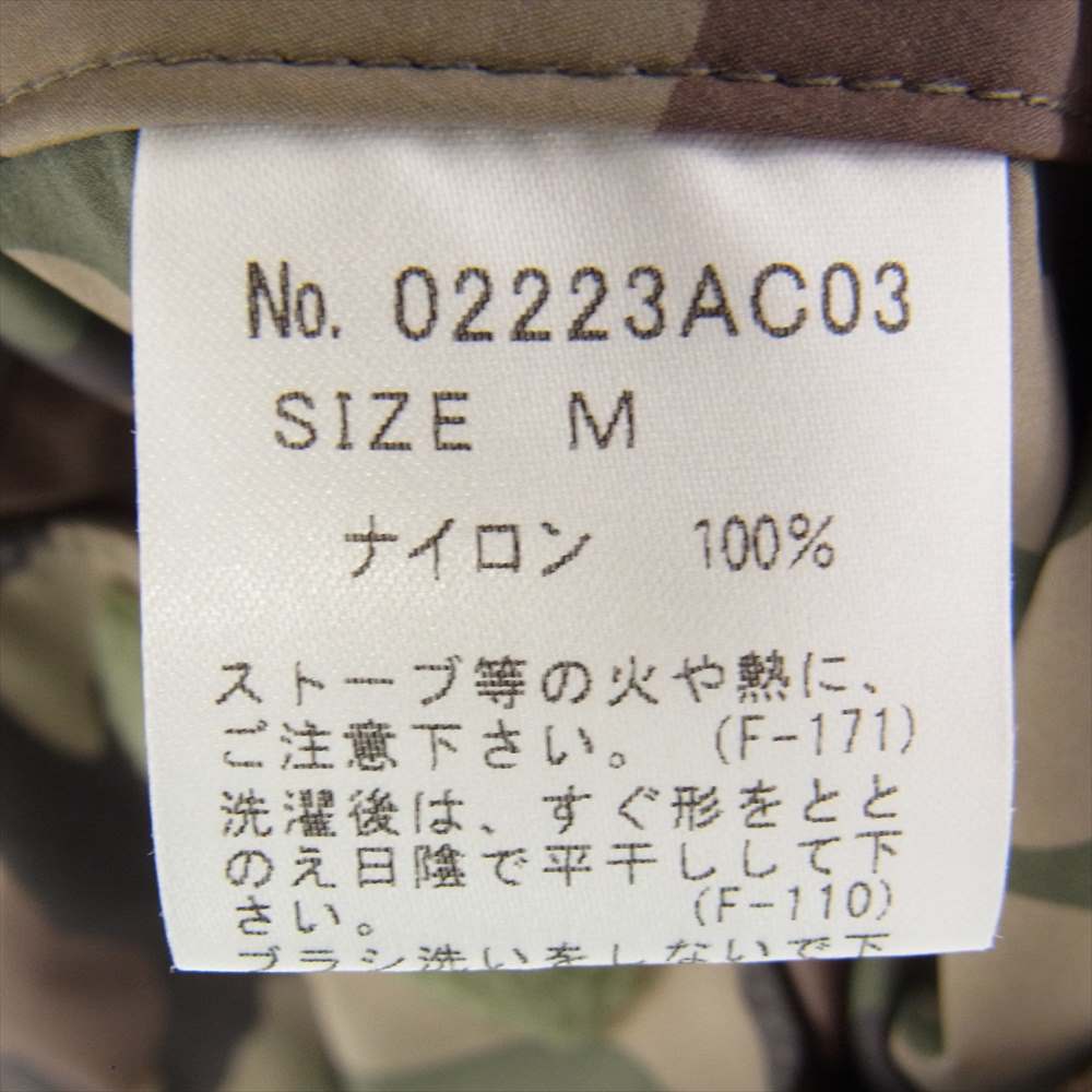 HYSTERIC GLAMOUR ヒステリックグラマー 22AW 02223AC03 CIRCLE GIRL DIZZY&MILKY PERTEX パーテックス サークル ガール ミリタリー パーカ ジャケット 迷彩系 M【極上美品】【中古】