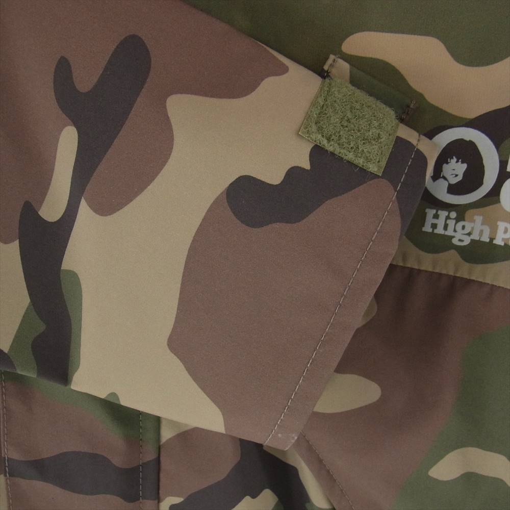 HYSTERIC GLAMOUR ヒステリックグラマー 22AW 02223AC03 CIRCLE GIRL DIZZY&MILKY PERTEX パーテックス サークル ガール ミリタリー パーカ ジャケット 迷彩系 M【極上美品】【中古】