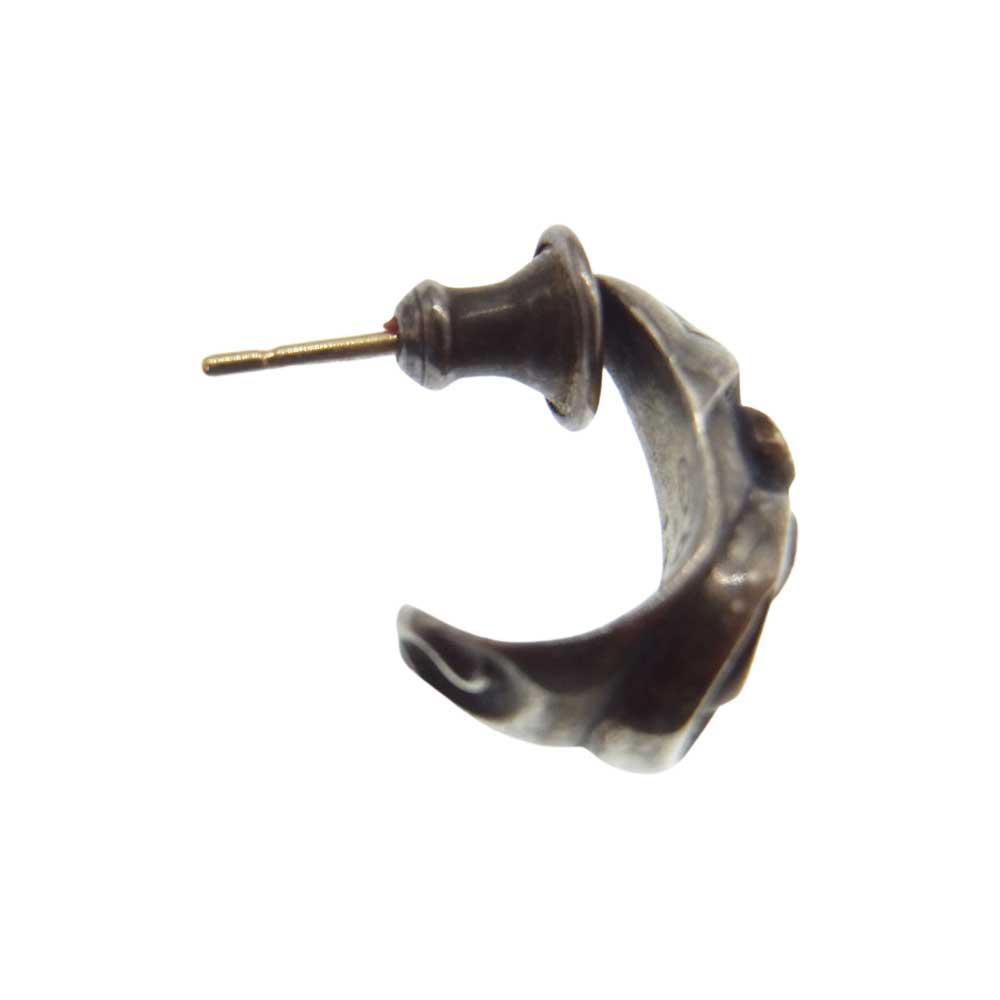 CHROME HEARTS クロムハーツ（原本無） CARVED TEARDROP カーブド ティアドロップ シルバー ピアス シルバー系【中古】