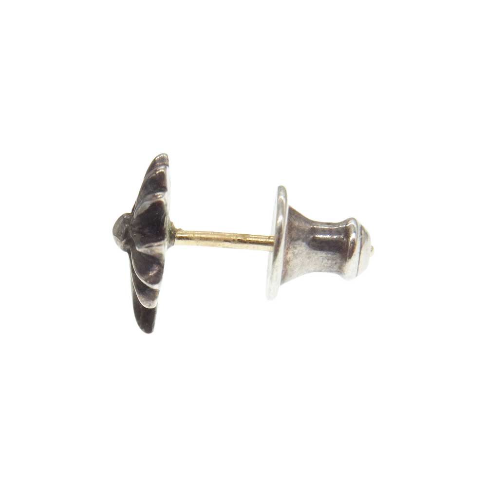 CHROME HEARTS クロムハーツ（原本無） No2 CH CRS クロス スタッド シルバー ピアス シルバー系【中古】