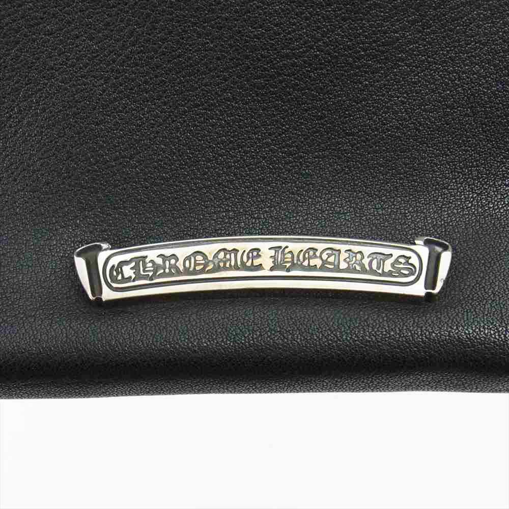 CHROME HEARTS クロムハーツ（原本有） LUX BAG TINY CH CROSS SAFETY PIN HANDLE タイニー CHクロス セーフティーピン ハンドル バック ブラック系【中古】