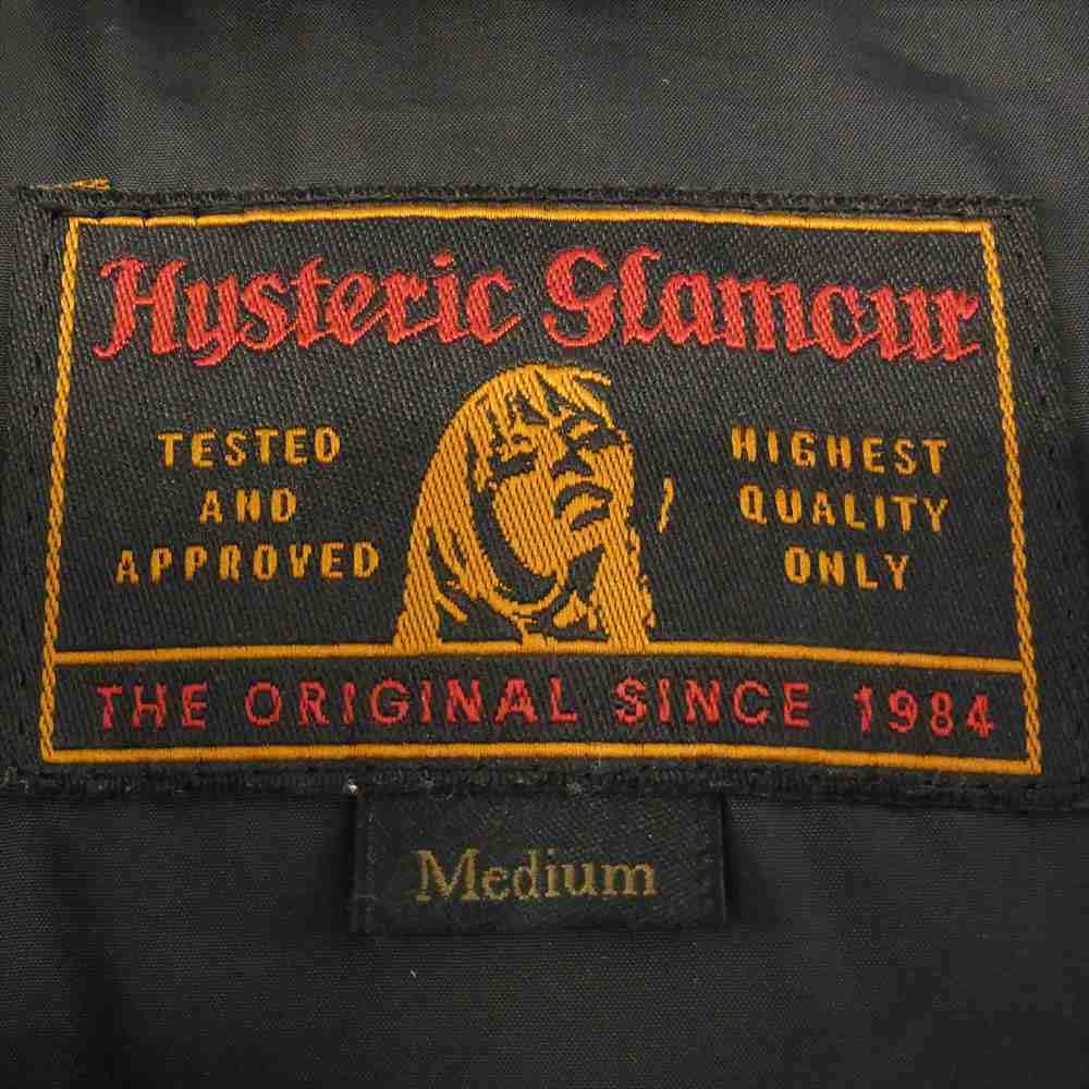HYSTERIC GLAMOUR ヒステリックグラマー 0253AB16 フード付き プリマロフト 中綿 ジャケット ブラック系 M【中古】