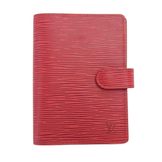 LOUIS VUITTON ルイ・ヴィトン R20057 エピ アジェンダ PM 手帳カバー レッド  レッド系【中古】