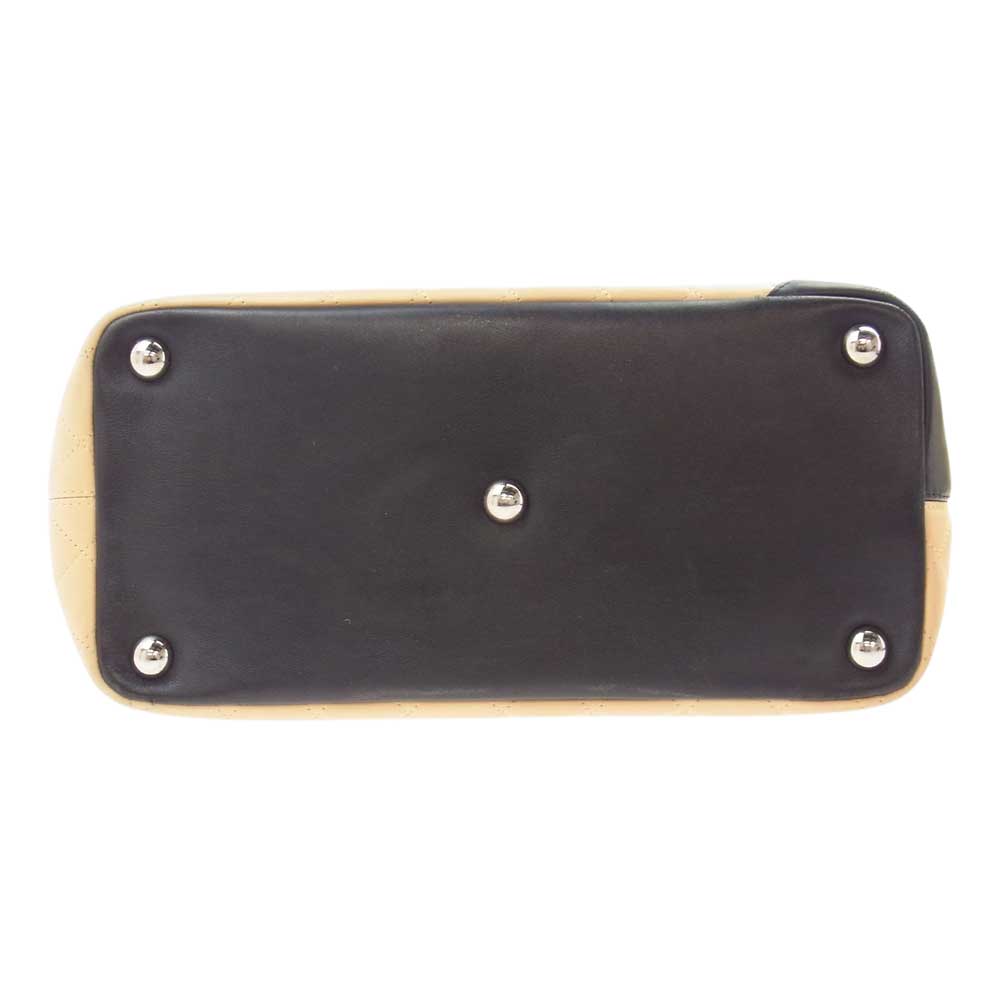 CHANEL シャネル カンボンライン  ココマーク トート バッグ ベージュ ベージュ系【中古】