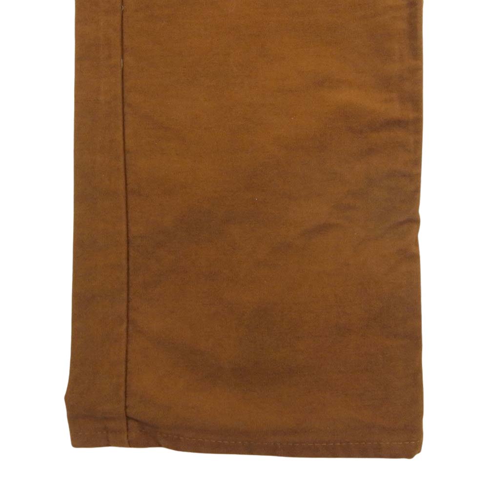 orSlow オアスロウ IVY FIT PANTS 107 MOLE SKIN モールスキン スリム テーパードパンツ ブラウン系 M【中古】
