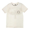 CHROME HEARTS クロムハーツ（原本無） MALIBU マリブ限定 ネックロゴ ホースシュー セメタリークロス バックプリント ポケット付 半袖 Tシャツ ホワイト系 S【中古】