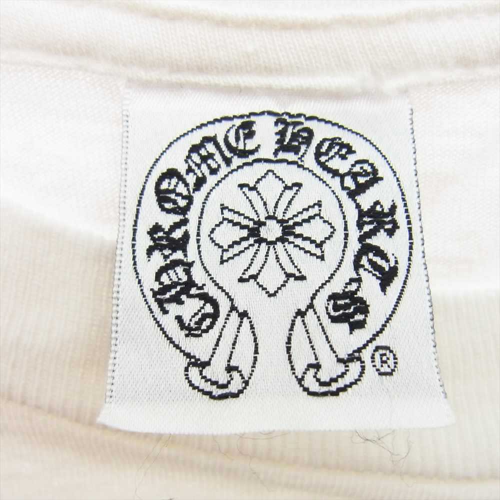CHROME HEARTS クロムハーツ（原本無） ロサンゼルス限定 FUCK YOU ファックユー  ホースシュー バッククロスロゴ ポケット付 長袖 Tシャツ ホワイト系 S【中古】