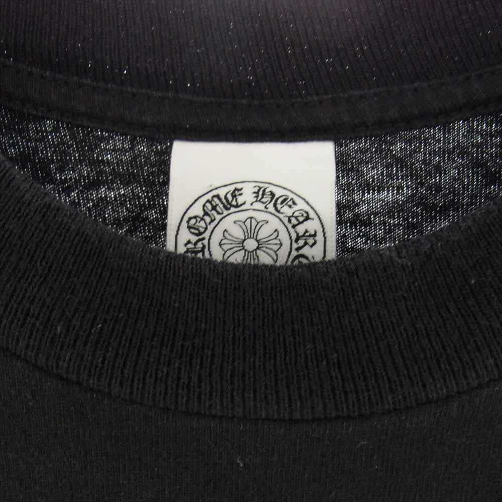 CHROME HEARTS クロムハーツ（原本無） ロサンゼルス限定 ホースシュー セメタリークロス アームプリント ポケット付 長袖 Tシャツ ブラック系 S【中古】