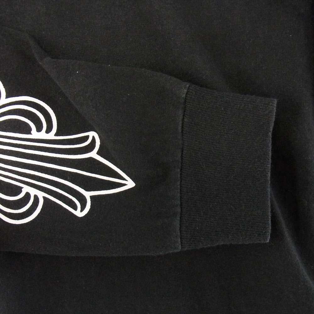 CHROME HEARTS クロムハーツ（原本無） ロサンゼルス限定 ホースシュー セメタリークロス アームプリント ポケット付 長袖 Tシャツ ブラック系 S【中古】