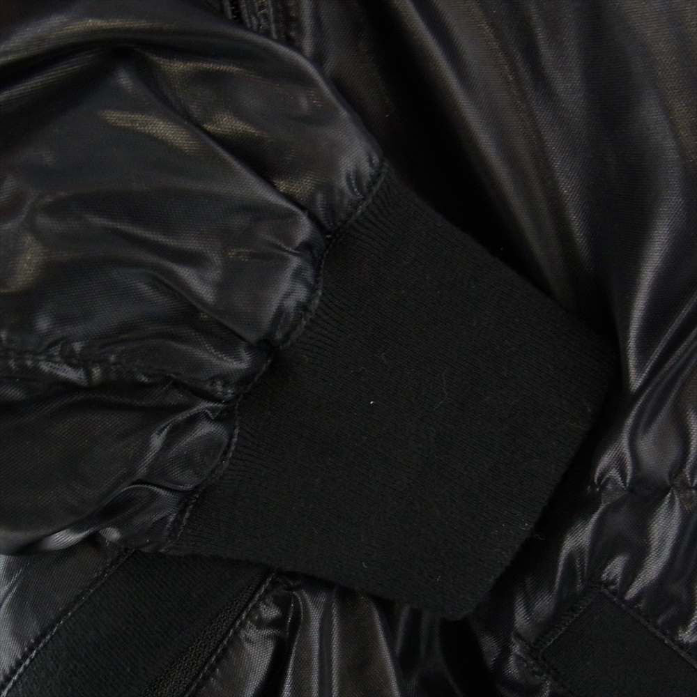 HYSTERIC GLAMOUR ヒステリックグラマー 02191AB01 WOMAN ON ARROW刺繍 ZIPアップ リブ ジャケット ナイロン ブラック系 M【中古】
