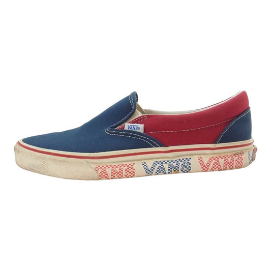 VANS バンズ V98R SD2 STANDARD CALIFORNIA SLLIP ON スタンダードカリフォルニア スリッポン スニーカー ネイビー系 レッド系 27.5cm【中古】