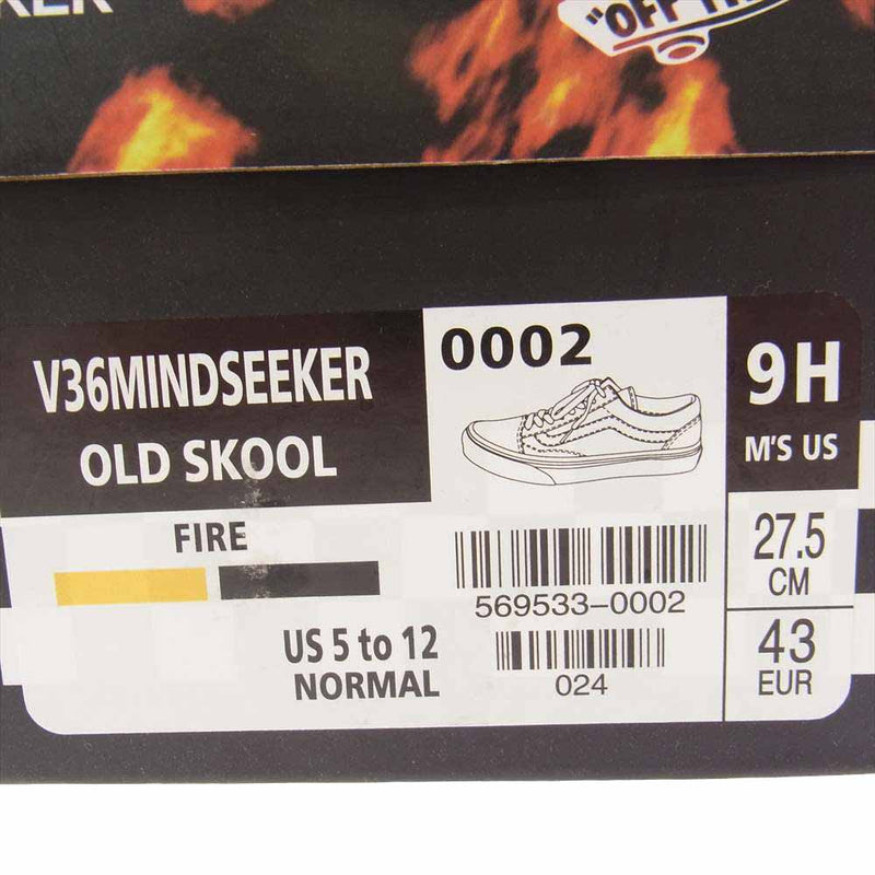 VANS バンズ 2018 569533-0002 OLD SKOOL MINDSEEKER FLAME オールドスクール マインドシーカー フレイム スニーカー  マルチカラー系 27.5cm(US27.5cm)【中古】
