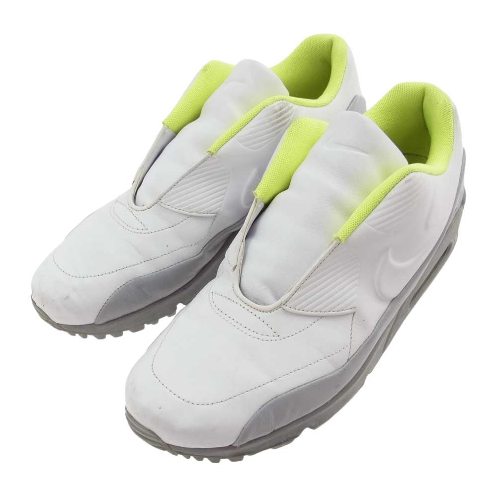 NIKE ナイキ 804550 110 sacai サカイ AIR MAX90 スニーカー  ホワイト系 ライトグリーン系 グレー系 27.5cm【中古】