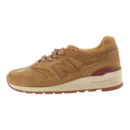 NEW BALANCE ニューバランス M997RW RED WING HERITAGE  レッドウィング ヘリテージ ニューバランス スニーカー  ライトブラウン系 27.5cm【極上美品】【中古】