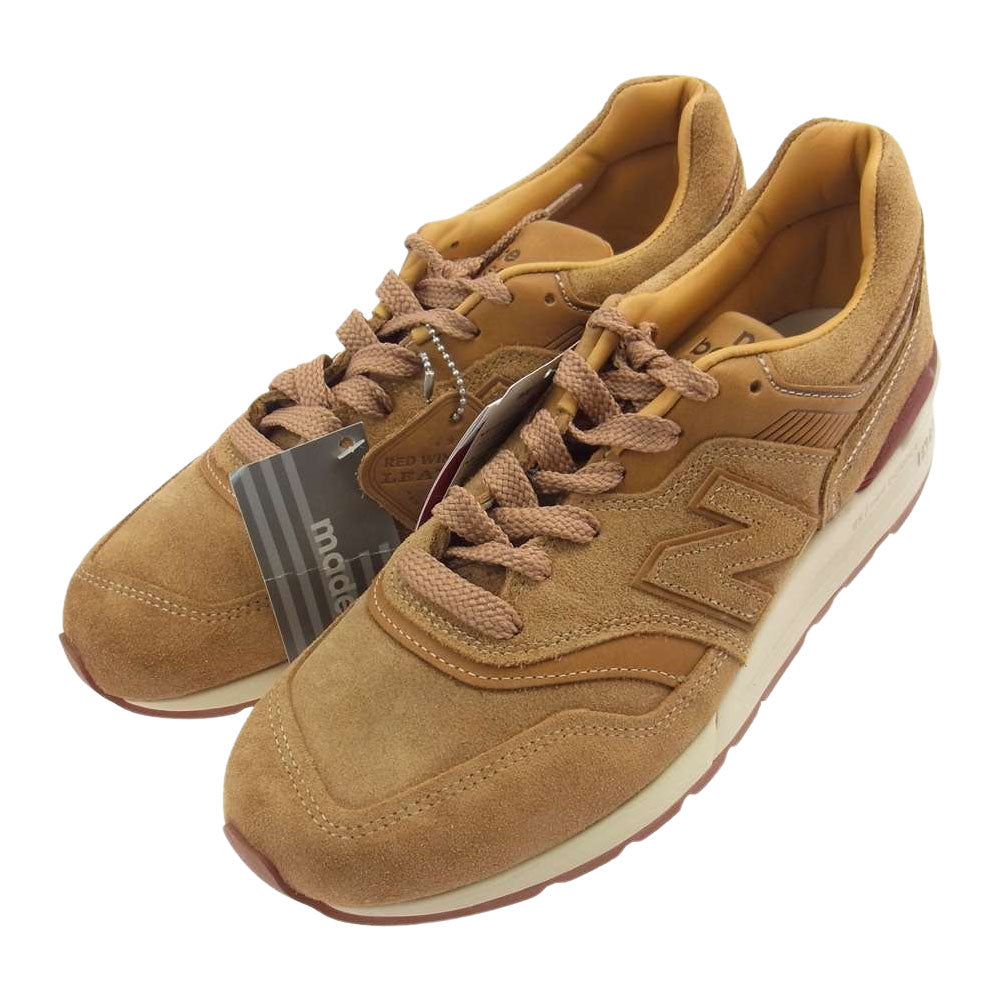 NEW BALANCE ニューバランス M997RW RED WING HERITAGE  レッドウィング ヘリテージ ニューバランス スニーカー  ライトブラウン系 27.5cm【極上美品】【中古】
