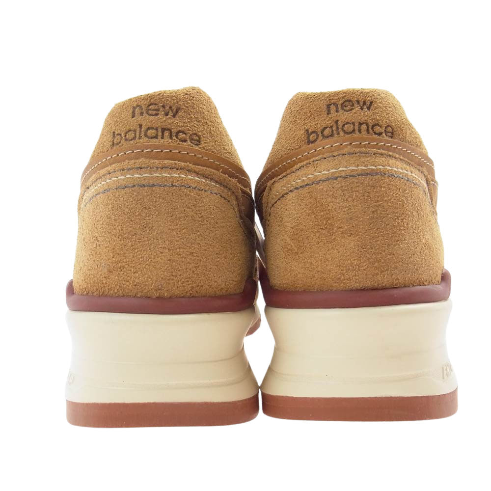 NEW BALANCE ニューバランス M997RW RED WING HERITAGE  レッドウィング ヘリテージ ニューバランス スニーカー  ライトブラウン系 27.5cm【極上美品】【中古】