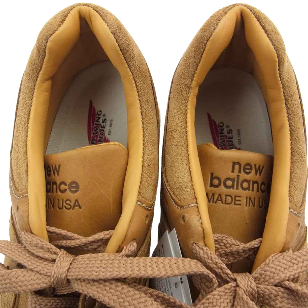 NEW BALANCE ニューバランス M997RW RED WING HERITAGE  レッドウィング ヘリテージ ニューバランス スニーカー  ライトブラウン系 27.5cm【極上美品】【中古】