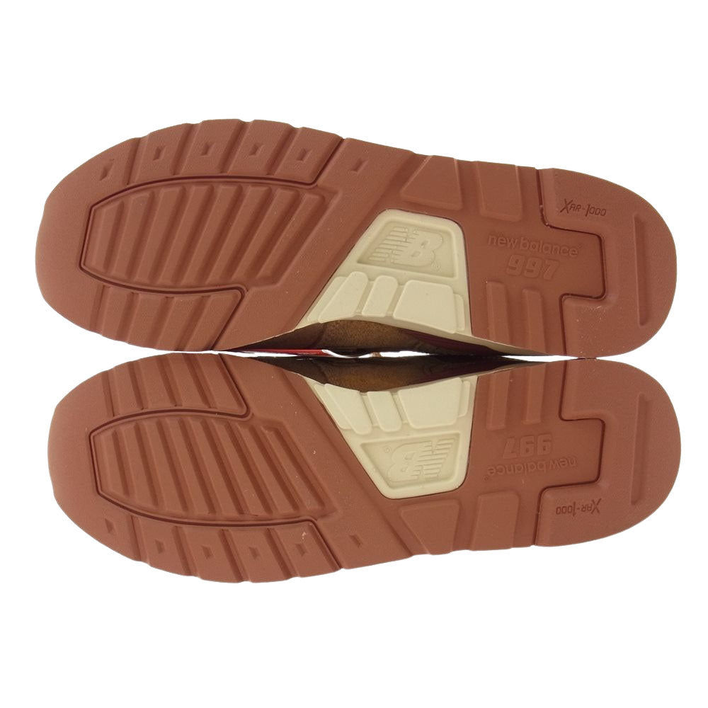 NEW BALANCE ニューバランス M997RW RED WING HERITAGE  レッドウィング ヘリテージ ニューバランス スニーカー  ライトブラウン系 27.5cm【極上美品】【中古】