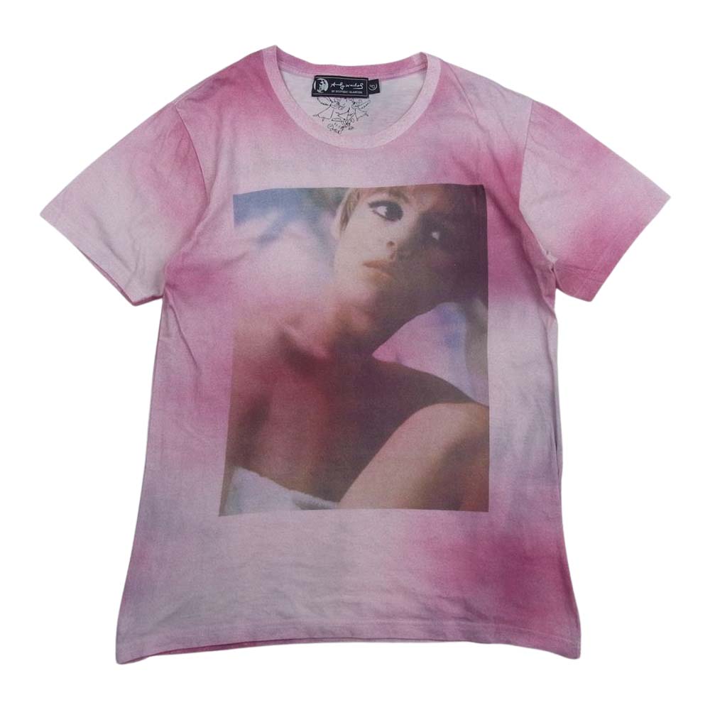 HYSTERIC GLAMOUR ヒステリックグラマー 0432CT05 Andy Warhol BY EDIE 60S アンディー Tシャツ  ピンク系 S【中古】