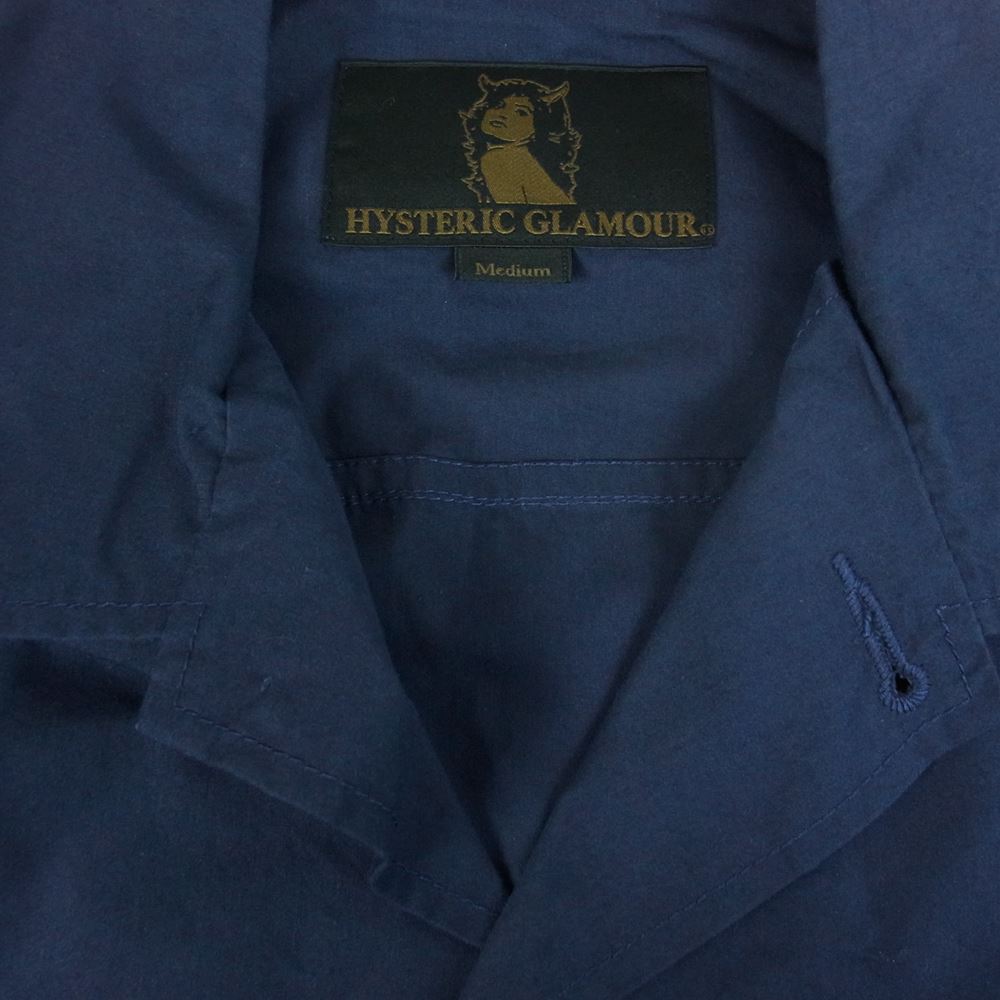 HYSTERIC GLAMOUR ヒステリックグラマー 02201AS01375 TRIANGLE WOMAN オーバーサイズ オールインワン ネイビー系 M【極上美品】【中古】