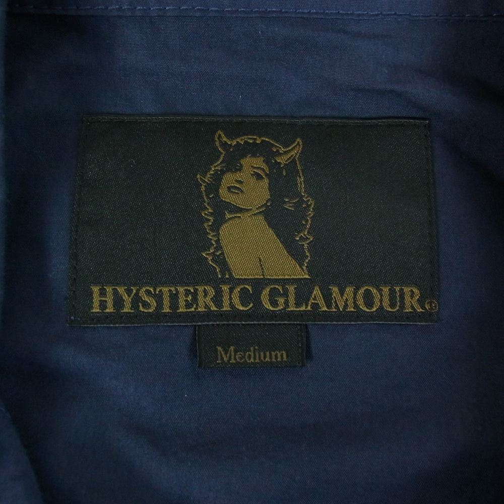 HYSTERIC GLAMOUR ヒステリックグラマー 02201AS01375 TRIANGLE WOMAN オーバーサイズ オールインワン ネイビー系 M【極上美品】【中古】