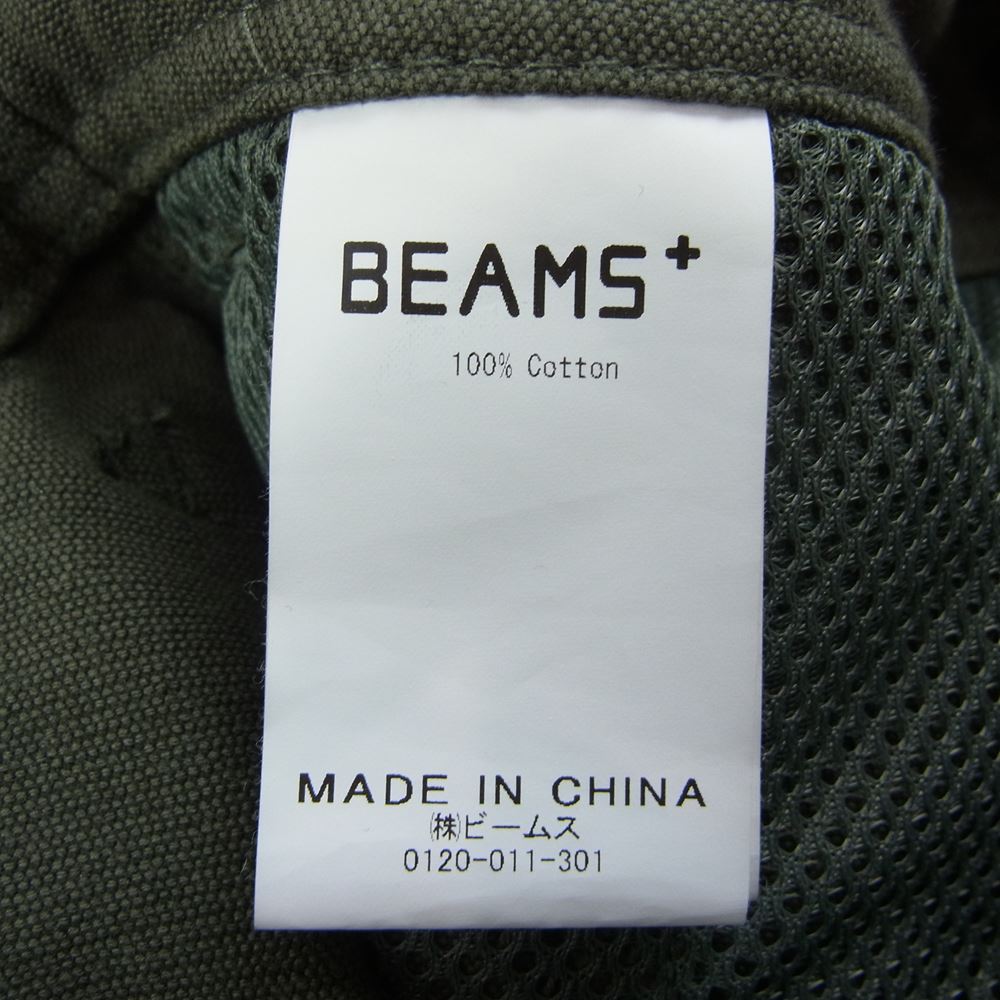 BEAMS ビームス 11-24-2811-791 PLUS BEAMS+ ビームスプラス ベアツイル ウール ワーク オーバーオール カーキ系 S【中古】