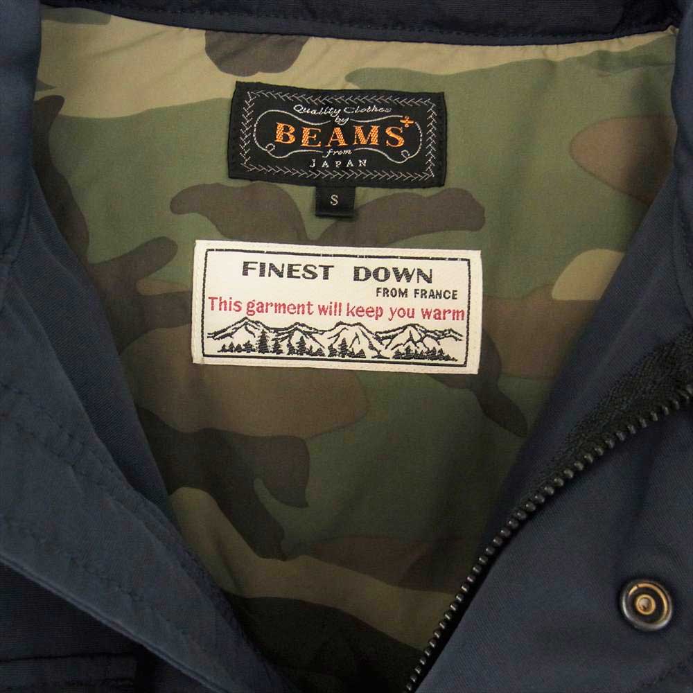 BEAMS ビームス 11-18-1033-139 PLUS BEAMS+ ビームスプラス FINEST DOWN M-65 ミリタリー ダウンジャケット ネイビー系 S【中古】