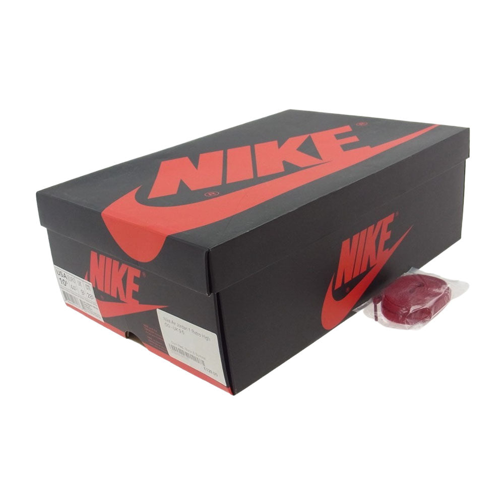 NIKE ナイキ 555088-610 AIR JORDAN 1 HIHG OG RETRO エアージョーダン ブレッドトゥ スニーカー ブラック系 レッド系 ホワイト系 28.5cm【中古】