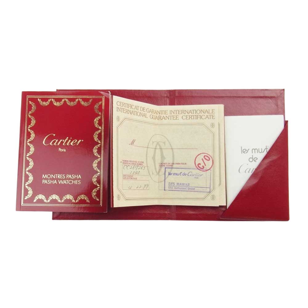 CARTIER カルティエ W3101755 パシャ 38mm 自動巻き 腕時計 シルバー系 ブラック系【中古】