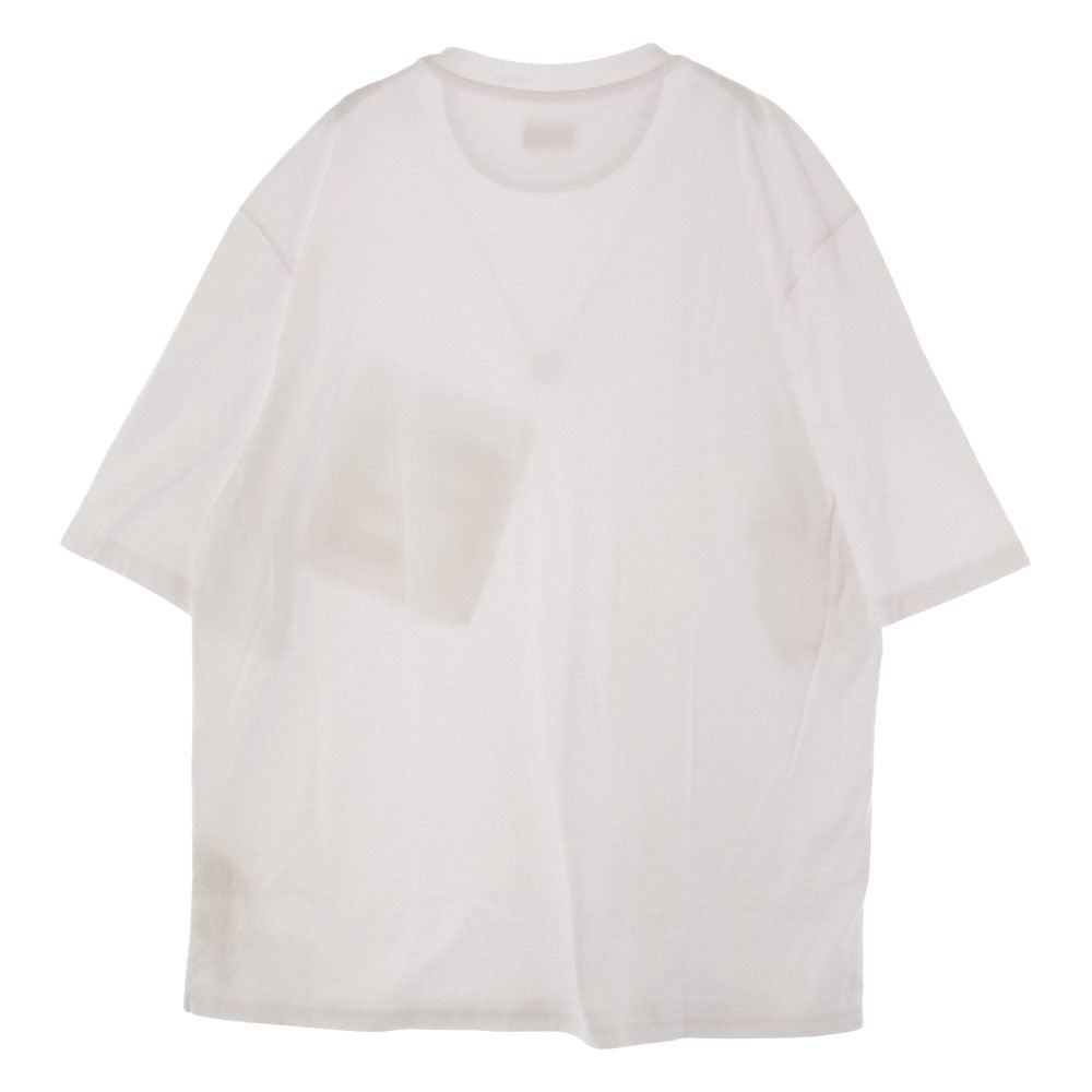 FENDI フェンディ FY1154 AL1S FF ロゴ ポケット Tシャツ ホワイト系 XL【美品】【中古】