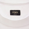 FENDI フェンディ FY1154 AL1S FF ロゴ ポケット Tシャツ ホワイト系 XL【美品】【中古】