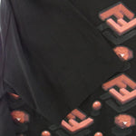 FENDI フェンディ FY0936 AL6M エンブロイダリー FF ロゴ Tシャツ ブラック系 XXL【美品】【中古】