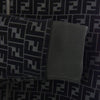 FENDI フェンディ 21AW FW1040 ズッカ ベルベット ジップパーカー フーディー ブラック系 ダークグレー系 54【極上美品】【中古】
