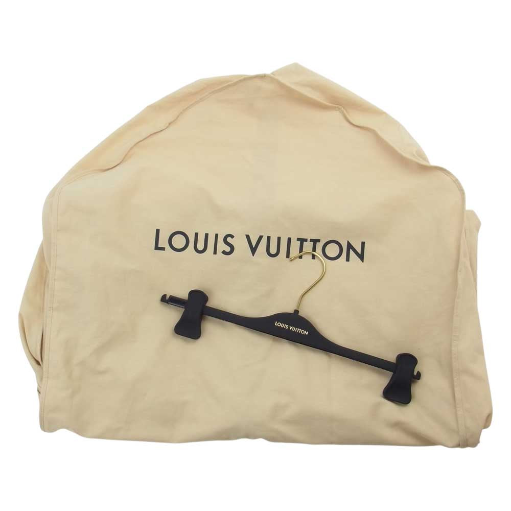LOUIS VUITTON ルイ・ヴィトン 1AAGU4 ベルベット ドレープ LV メダリオン ワイドパンツ グリーン系 44【極上美品】【中古】