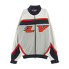 LOUIS VUITTON ルイ・ヴィトン 1AAGPZ エンベリッシュド LV グラフィック ホッケー トラックトップ ブルゾン ホワイト系 レッド系 XXL【極上美品】【中古】